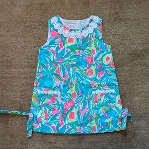 Toddler Lilly Pulitzer shift in Guac and roll